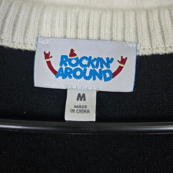 Christmas Holiday Ugly Sweater Cardigan Wine Boozey Fun Womens Sweater 0670 - Picture 5 of 10